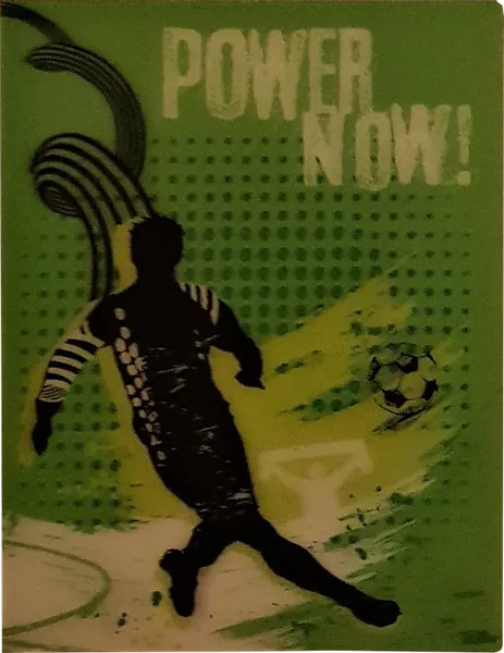 Bilde av Notatblokk m/fotballmotiv ass. farge 6x8cm