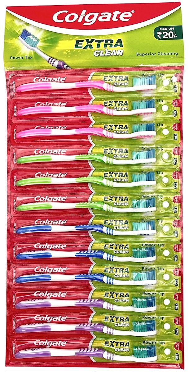 Colgate tannbørste Extra Clean 12-pk