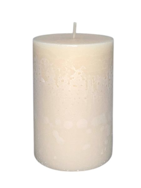 Hovedbilde Kubbelys stearin off-white 6,8x10cm